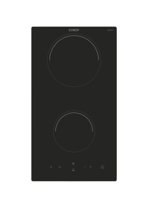 Candy CDI 30/G3 Piano Cottura induzione Piano ad induzione domino 30cm con 2 zone di cottura, 9 livelli di potenza