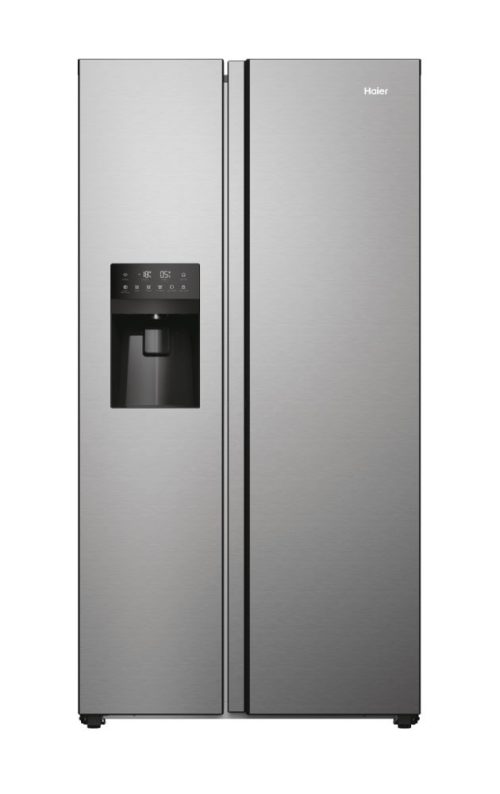 HAIER HSR5918EIMP Side By Side 90 Series 5, Classe E, Inox, Ice & Water dispenser, Capacit√† totale: 515 Litri