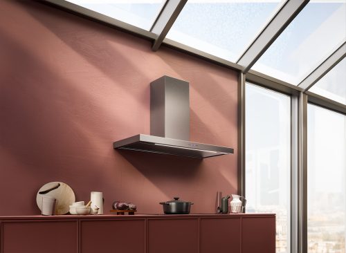 Falmec Plane (Plus) NRS Cappa Isola - 90 cm - Acciaio - 800 m3/h